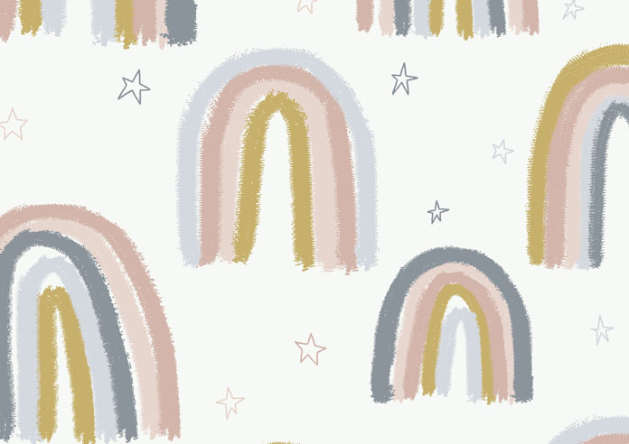 Rainbows, Crayon Box - Twist&Fit Roller Blind - Image 6